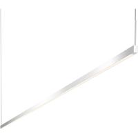 Sonneman 2816.16-8 Thin-Line LED 96 inch Bright Satin Aluminum Pendant Ceiling Light thumb