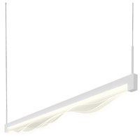 Sonneman 2820.03 Wave Bar LED 37 inch Satin White Pendant Ceiling Light thumb