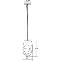 Sonneman 3001.13-MED Facets LED 7 inch Satin Nickel Pendant Ceiling Light 3001.13-MED_Diagram.jpg thumb
