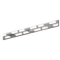 Sonneman 3803.01W Crystal Rods LED 28 inch Polished Chrome Bath Bar Wall Light thumb