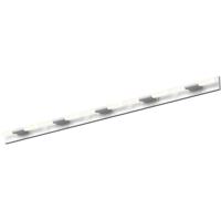 Sonneman 3805.03W Crystal Rods LED 47 inch Satin White Bath Bar Wall Light thumb