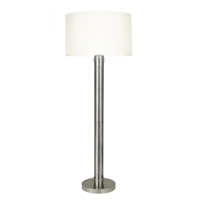 Sonneman 6111.13 Colonna 60 inch 75 watt Satin Nickel Floor Lamp Portable Light thumb