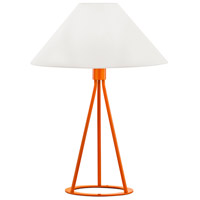 Sonneman Tetra 1 Light Table Lamp in Gloss Orange 6230.68 thumb