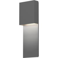 Sonneman 7106.74-WL Flat Box LED 17 inch Textured Gray Indoor-Outdoor Sconce thumb