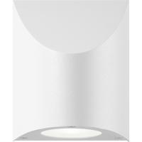 Sonneman 7223.98-WL Shear LED 6 inch Textured White Indoor-Outdoor Sconce, Inside-Out thumb