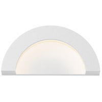 Sonneman 7228.98-WL Crest LED 5 inch Textured White Indoor-Outdoor Sconce, Inside-Out thumb
