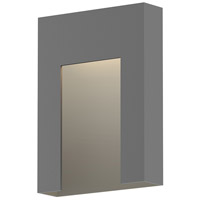 Sonneman 7266.74-WL Inset LED 11 inch Textured Gray Indoor-Outdoor Sconce, Inside-Out thumb