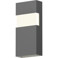 Sonneman 7282.74-WL Band LED 13 inch Textured Gray Indoor-Outdoor Sconce, Inside-Out thumb