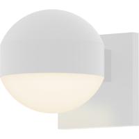 Sonneman 7300.DC.DL.98-WL Reals LED 6 inch Textured White Indoor-Outdoor Sconce, Inside-Out thumb