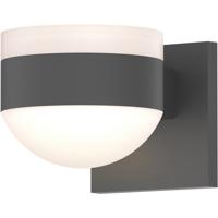 Sonneman 7302.FW.DL.74-WL Reals LED 6 inch Textured Gray Indoor-Outdoor Sconce, Inside-Out thumb