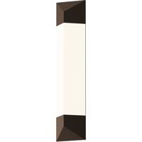 Sonneman 7333.72-WL Triform LED 24 inch Textured Bronze Indoor-Outdoor Sconce, Inside-Out thumb