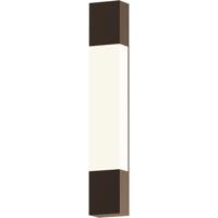 Sonneman 7352.72-WL Box Column LED 22 inch Textured Bronze Indoor-Outdoor Sconce, Inside-Out thumb