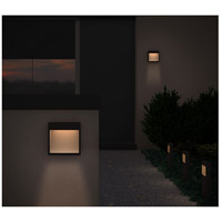 Sonneman 7360.72-WL Square Curve LED 7 inch Textured Bronze Indoor-Outdoor Sconce 7360.72-WL_Lifestyle.jpg thumb