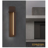 Sonneman 7435.72-WL Backgate LED 8 inch Textured Bronze ADA Sconce Wall Light alternative photo thumbnail