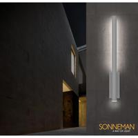 Sonneman 7480.74-WL Flue LED 5 inch Textured Gray Sconce Wall Light 7480.74-WL_App.jpg thumb