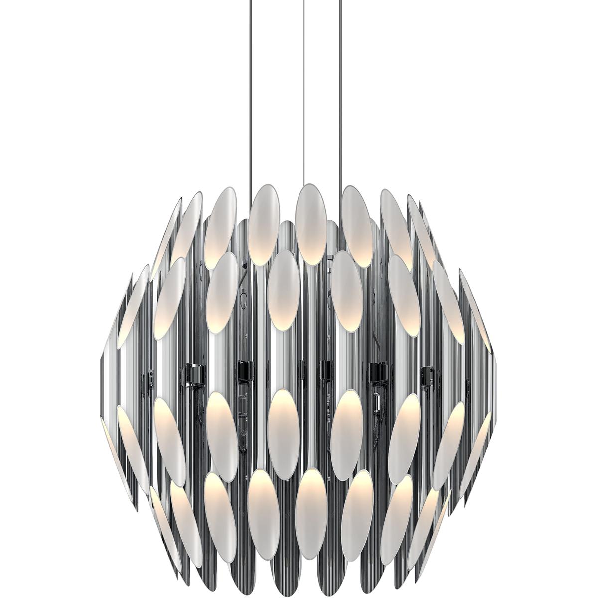 Sonneman 2047.01 Chimes 72 Light 24.25 inch Polished Chrome Pendant Ceiling Light