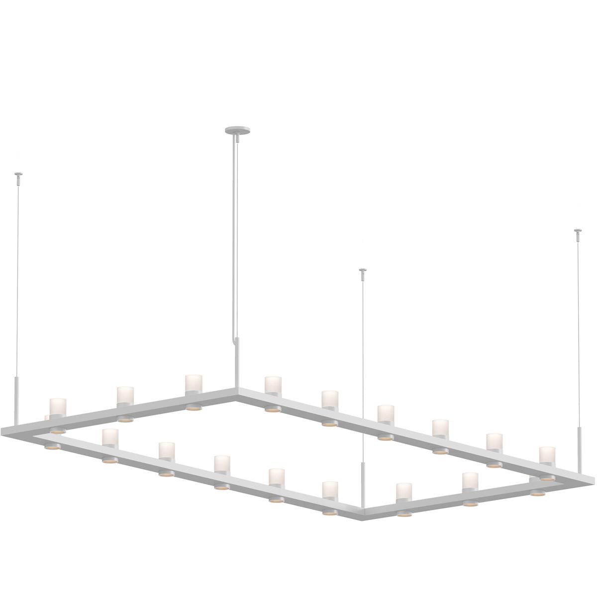 Sonneman 20QWR48C Intervals LED 104 inch Satin White Pendant Ceiling Light
