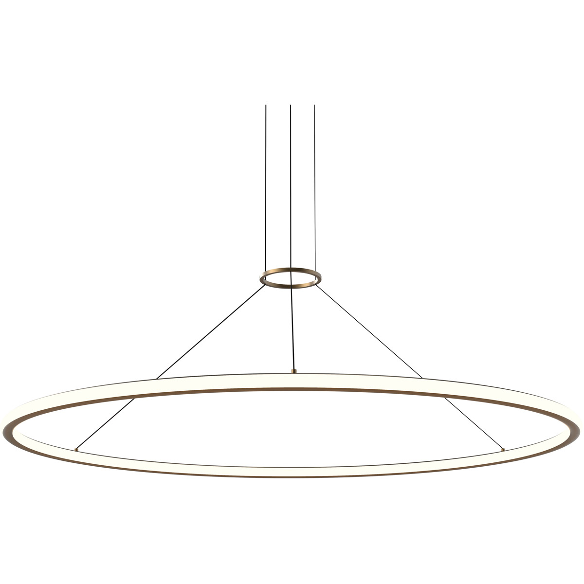 Sonneman 2235.14-27 Luna LED 61.5 inch Painted Brass Pendant Ceiling Light