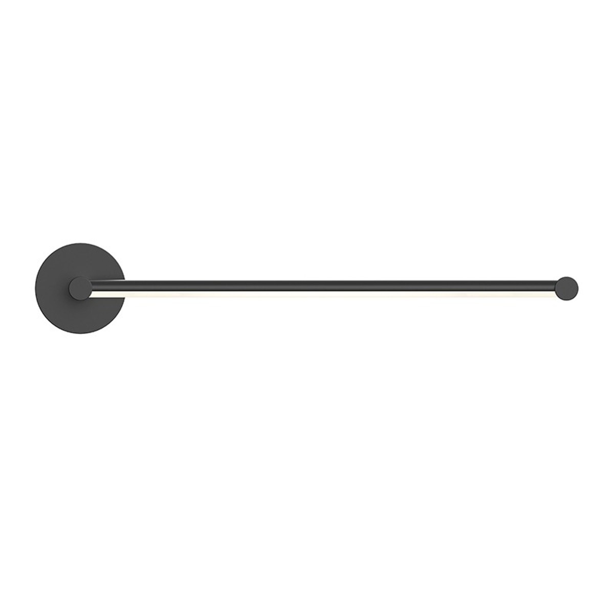 Sonneman 23QSKL120B120PHA Purolinear 360 LED 25.25 inch Satin Black ADA Wall Bar Light Wall Light