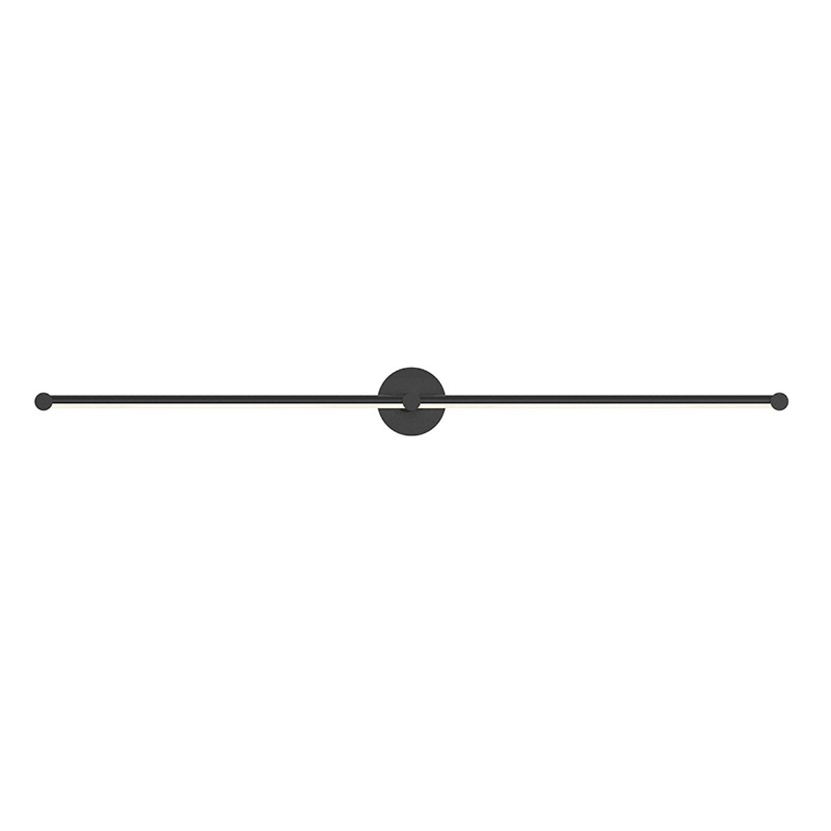 Sonneman 23QSKL222B120PHA Purolinear 360 LED 49.5 inch Satin Black ADA Wall Bar Light Wall Light