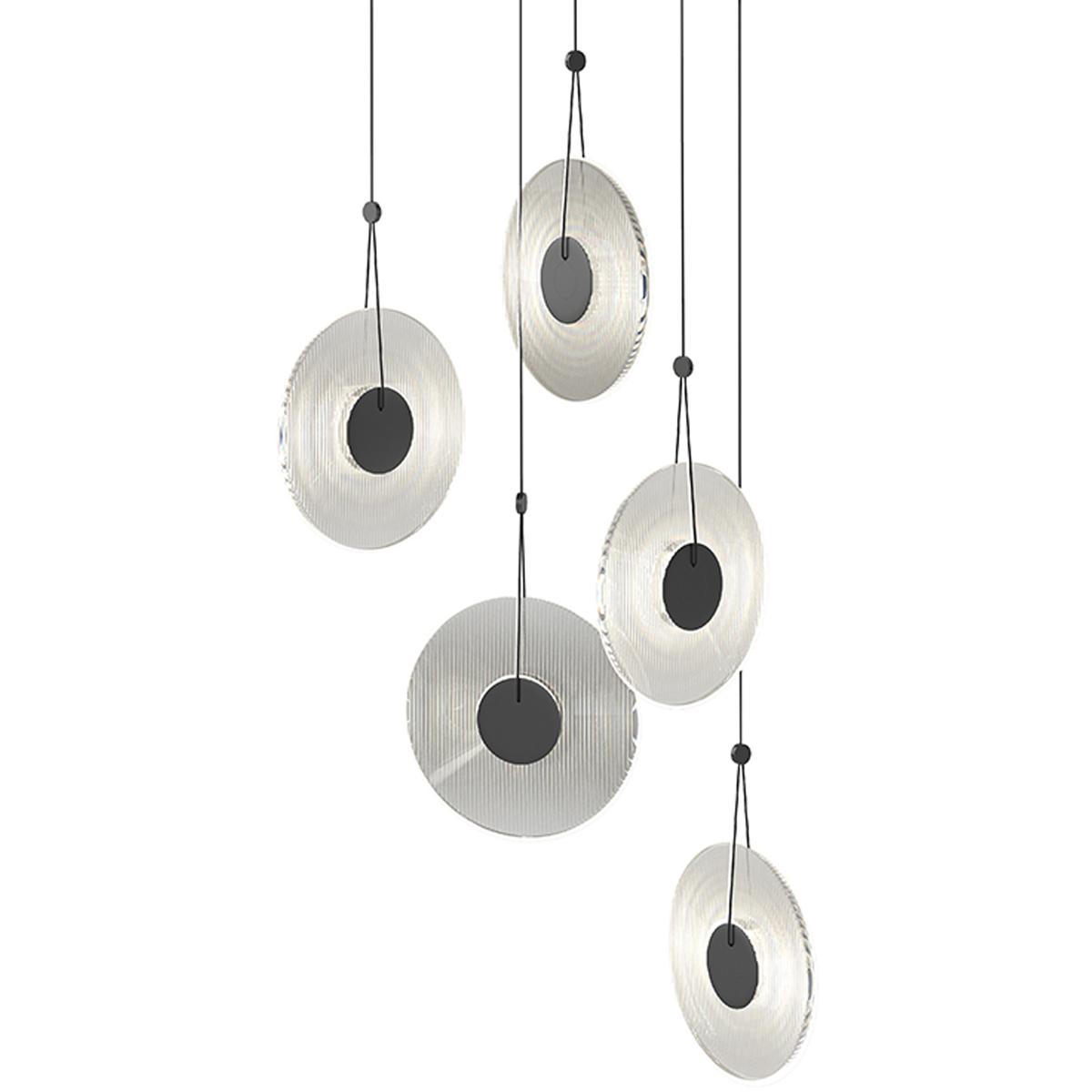 Sonneman 3115.25C Meclisse LED 22 inch Satin Black Pendant Ceiling Light