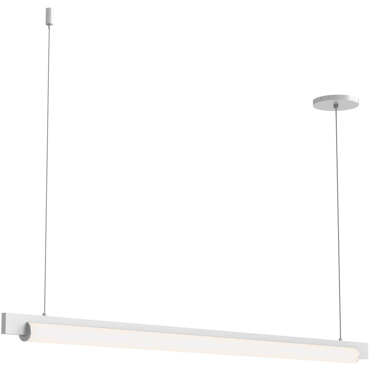 Sonneman 3826.03-J20 Keel LED 44 inch Satin White Pendant Ceiling Light in Add 20 ft. Cord