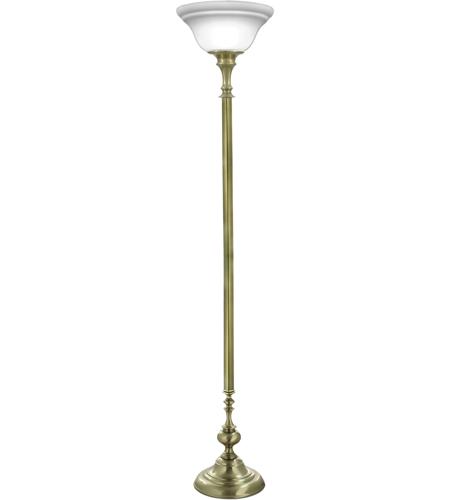 Stiffel Tch 1320 C422 Sb Signature 70, Polished Brass Torchiere Floor Lamp