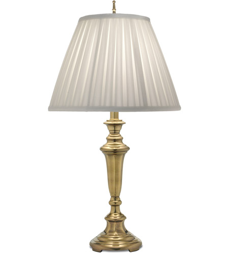 Burnished Brass Table Lamp Portable Light, Are Stiffel Brass Lamps Valuable