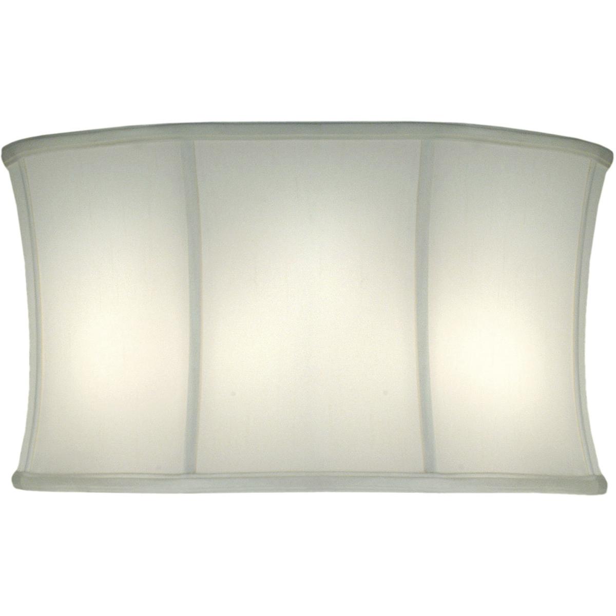 ST2 18 x 18 x 10 in. Modified Softback Drum Lamp Shade, Off White Camelot