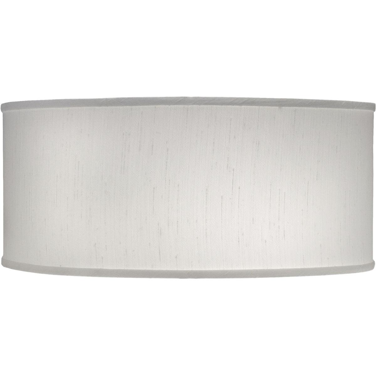 ST36 16 x 1 6 x 7 in. Hardback Shallow Drum Lamp Shade, Global White