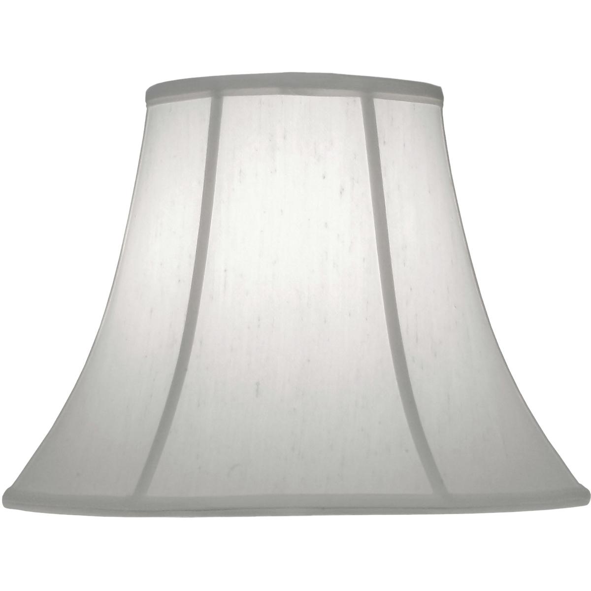 ST42 7 x 14 x 11 in. Softback Bell Lamp Shade, Pearl Supreme Satin