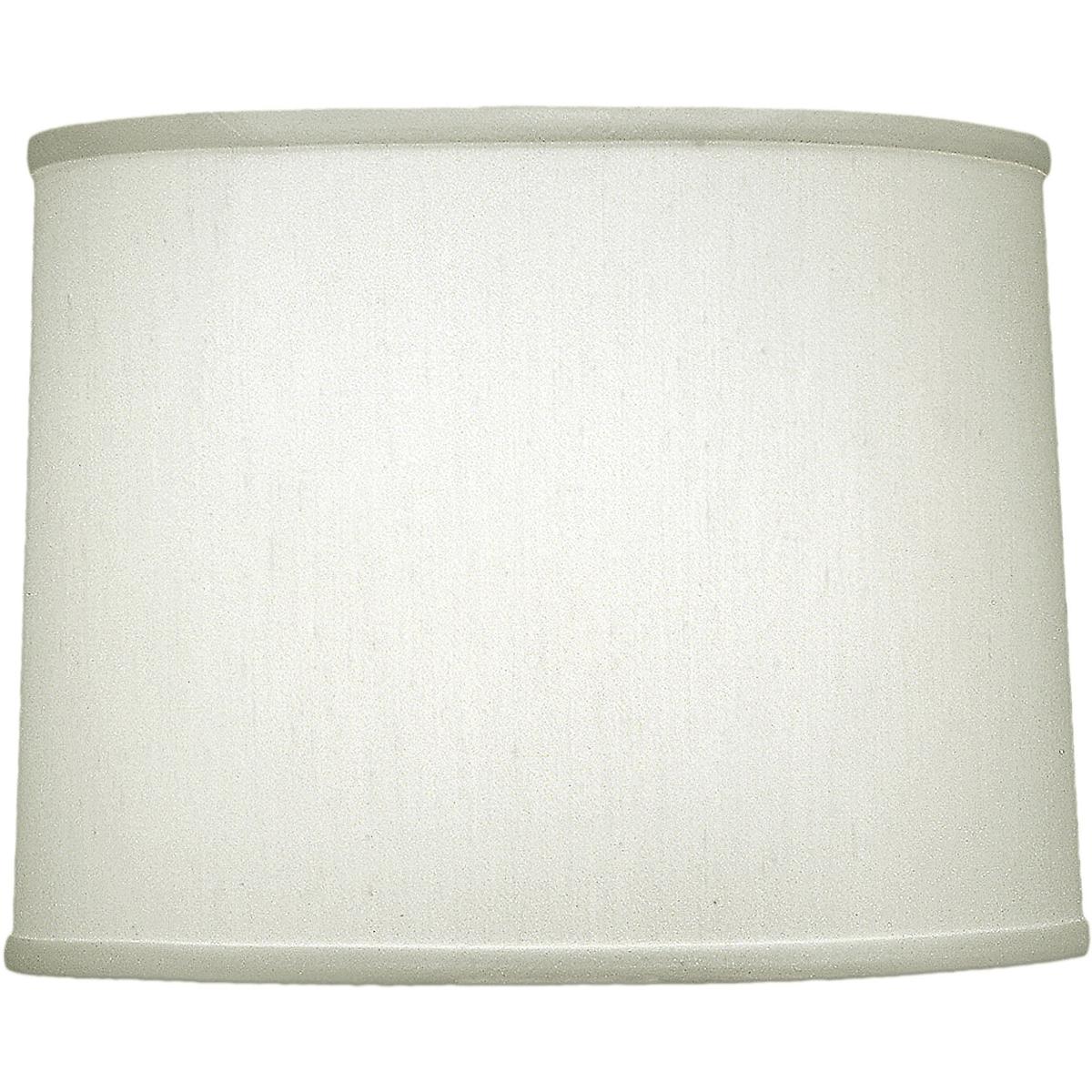 ST67 10 x 11 x 8 in. Hardback Drum Lamp Shade, Pearl Supreme Satin