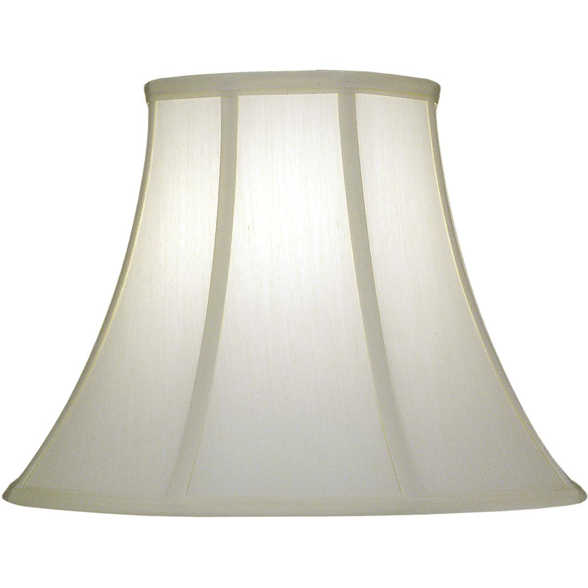 ST75 8 x 16 x 12 in. Softback Bell Lamp Shade, Ivory Shadow