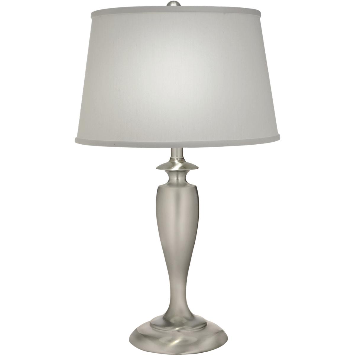 Stiffel TL-A960-SN Ellie 27 inch 150 watt Satin Nickel Table Lamp Portable Light