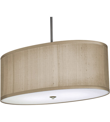 Stonegate SCLQP20MB-BN-302 Classique 2 Light 20 inch Brushed Nickel Pendant Ceiling Light in Oatmeal Linen photo