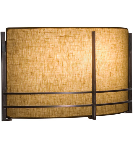 Stonegate SMESS01CB-PP-302 Mesa 2 Light 14 inch Burnt Penny ADA Sconce Wall Light in Oatmeal Linen photo
