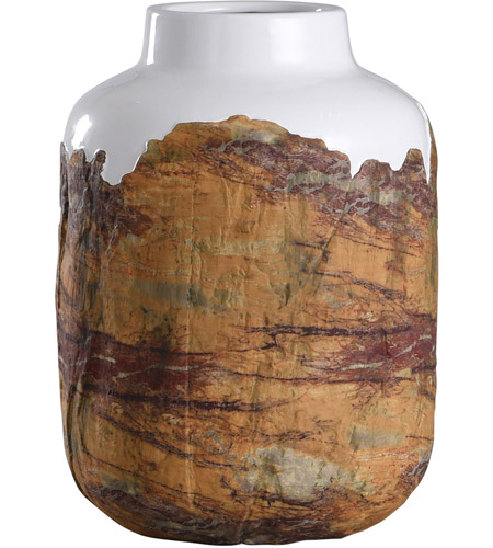 StyleCraft Home Collection AC11494DS Canyon 14 inch Vase photo