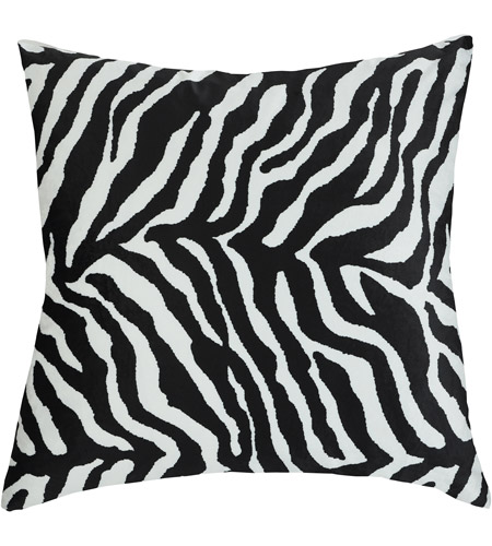 StyleCraft Home Collection DFS10006DS Dann Foley 24 inch Zebra Decorative Pillow photo