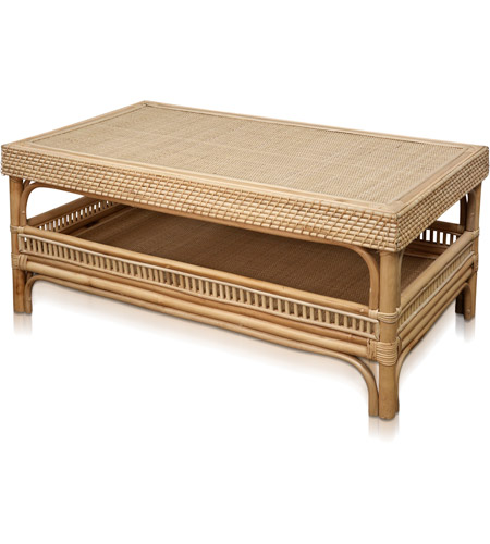 StyleCraft Home Collection ISF25550DS Jace 40 X 23 inch Natural Rattan Finish Coffee Table photo