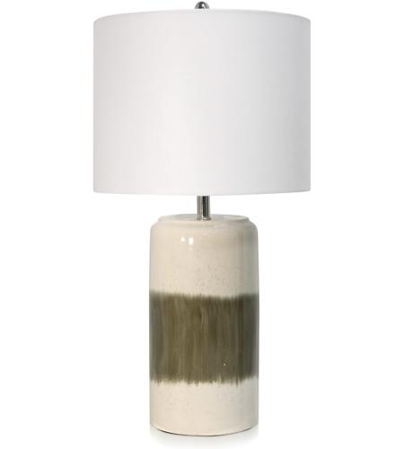 StyleCraft Home Collection KHL210278DS Bay St. Louis 28 inch 100.00 watt Khaki And Cream Glazed Ceramic Base Table Lamp Portable Light photo