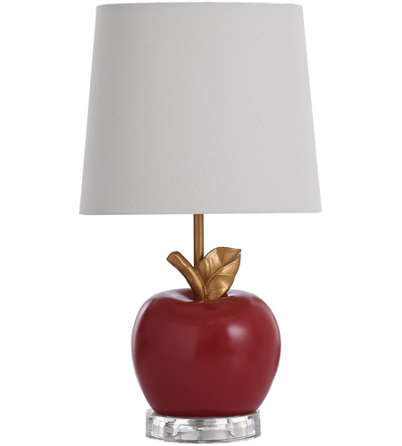 red and gold table lamps