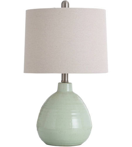 StyleCraft Home Collection L22019EDS Cameron 22 inch 60.00 watt Key Lime Green Table Lamp Portable Light photo