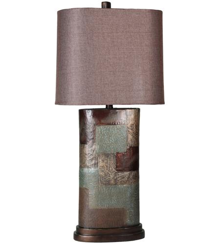 StyleCraft Home Collection L31450SLDS Henry 31 inch 100.00 watt Multi - Brown/Sage Green/Taupe/Tan Table Lamp Portable Light  photo