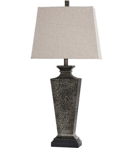 StyleCraft Home Collection L315798DS Signature 31 inch 100 watt Bossier Bronze and White Table Lamp Portable Light photo