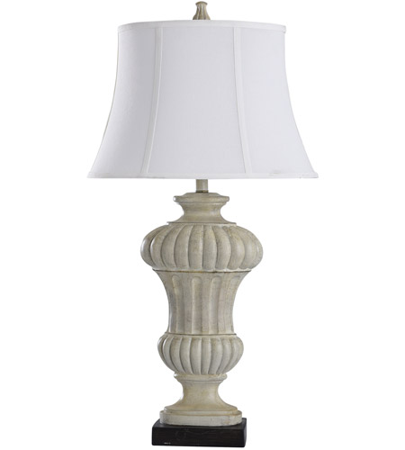 Stylecraft Home Collection L317409ds Sauga Cream 35 Inch 100 Watt Sauga Cream Table Lamp Portable Light