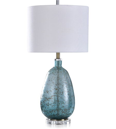 StyleCraft Home Collection L331199DS Bay St. Louis 31 inch 150.00 watt Turquoise and Gold Table Lamp Portable Light photo