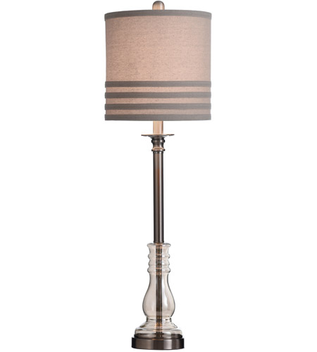 Brushed Steel Table Lamp Portable Light, Majestic Floor Lamp