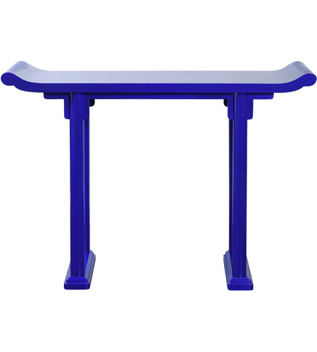 StyleCraft Home Collection MMF1000BDS Shanghai 48 X 16 inch Cobalt Blue Console Table 