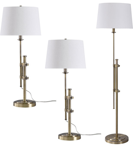 Stylecraft Home Collection Tl82746ds Signature 60 Inch 100 Watt Brass Table Lamp Portable Light