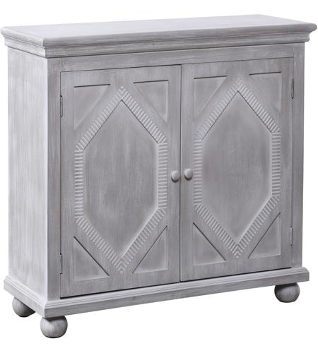 StyleCraft Home Collection SF26193DS Luna Brushed White Cabinet photo